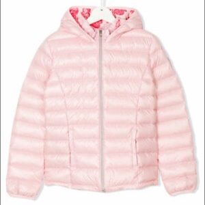 KENZO Kids Light Pink Down Feather Jacket
